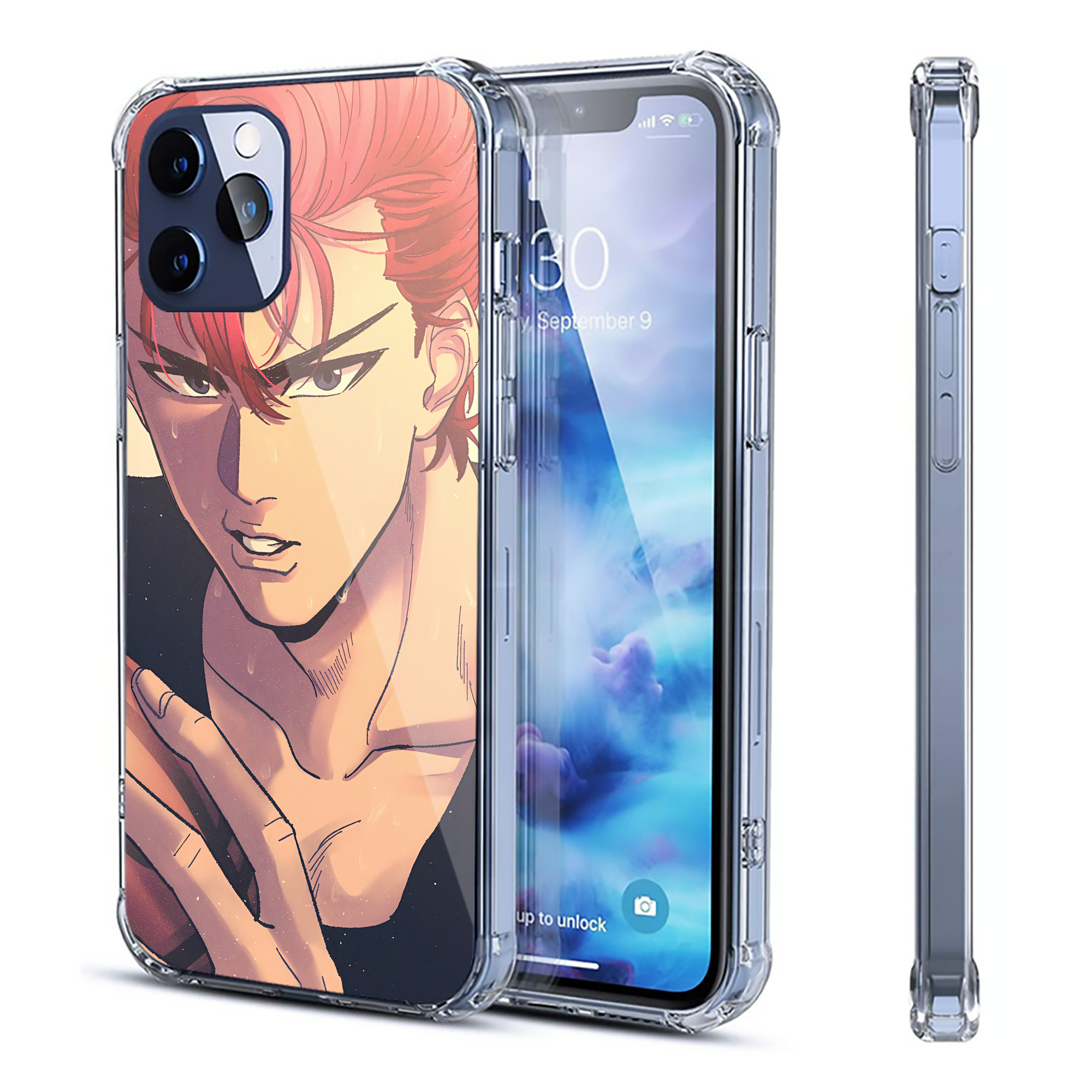 （画像用） SLAM DUNK／スラムダンク 【iPhone 12シリーズ対応】透明スマホケース（クリアソフトケース）